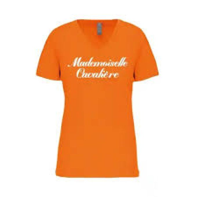 Tee shirt Mademoiselle Cavalière Logo Blanc